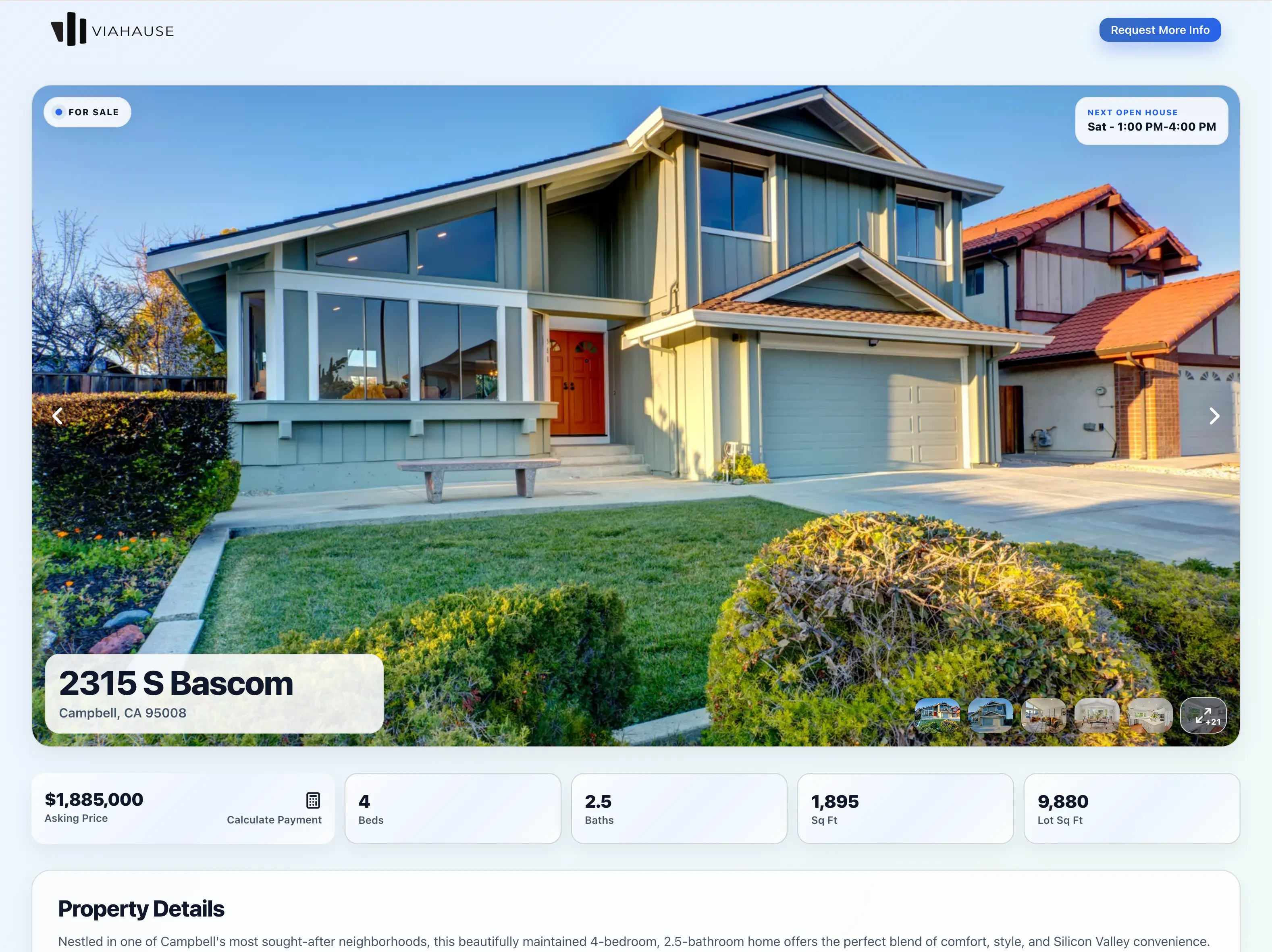 ViaHause Blue theme showcase
